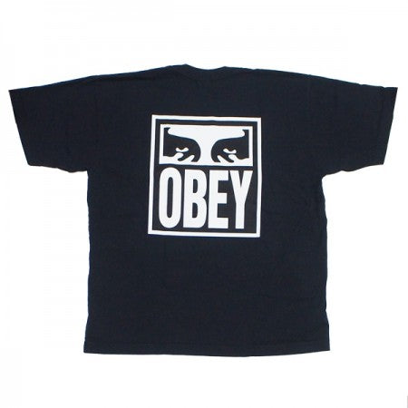 OBEY　Tシャツ　"OBEY EYES ICON 2 HEAVYWEIGHT TEE"　(Off Black)