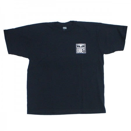 OBEY　Tシャツ　"OBEY EYES ICON 2 HEAVYWEIGHT TEE"　(Off Black)