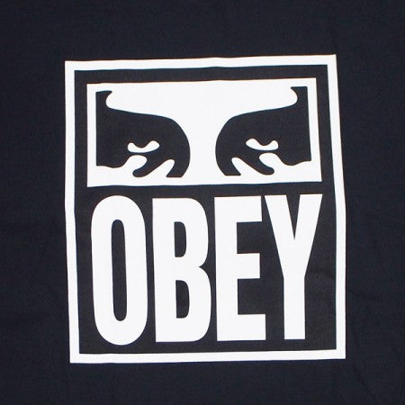 OBEY Tシャツ "OBEY EYES ICON 2 HEAVYWEIGHT TEE" (Off Black)