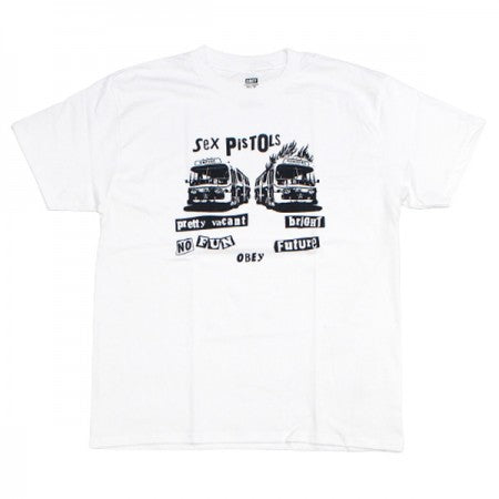OBEY x SEX PISTOLS　Tシャツ　"BRIGHT FUTURE CLASSIC TEE"　(White)