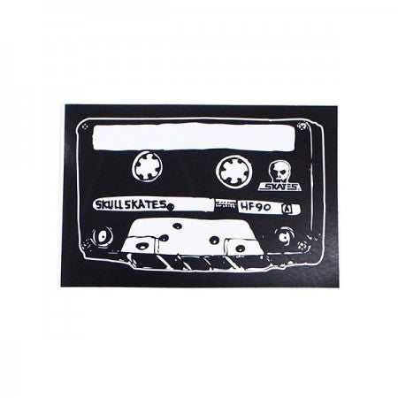 SKULL SKATES "オーディオカセット ステッカー"