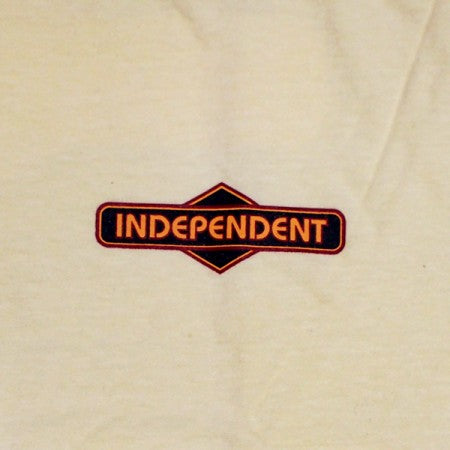INDEPENDENT Tシャツ "DIAMOND GROUNDWORK TEE" (Summer Squash Yellow)