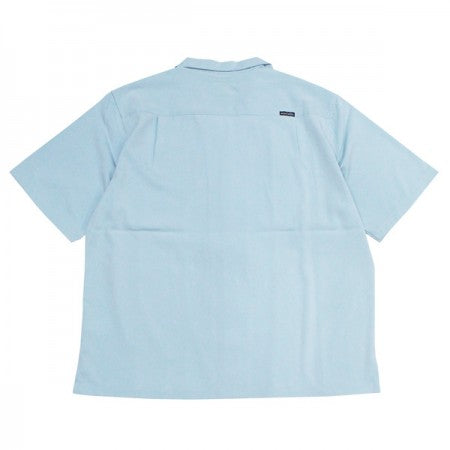 ★30%OFF★ seedleSs　S/Sシャツ　"SD STRIPE 50'S ROCK OVER SIZE SHIRTS"　(Blue)