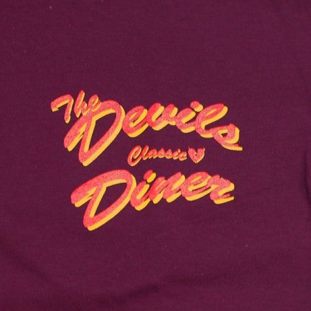 ★20%OFF★ Deviluse　Tシャツ　"DEVIL'S DINER TEE"　(Maroon)