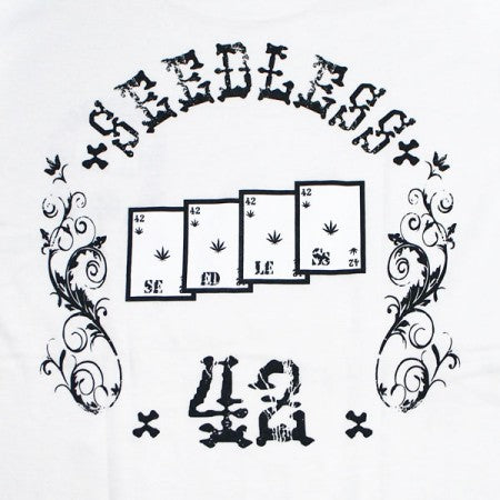 seedleSs　Tシャツ　"ARCH TRUMP 42 S/S TEE"　(White)