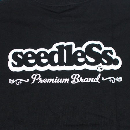 seedleSs Tシャツ "MORE GIVE LESSL OSE OVER SIZE 9.1 oz S/S TEE" (Black)