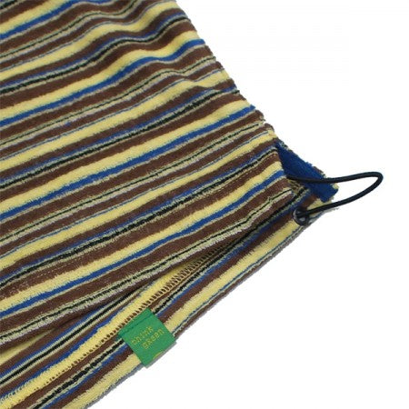 seedleSs ポロシャツ "SD BOARDER ZIP UP POLO SHIRT" (Yellow Stripe)