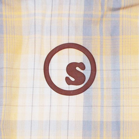 seedleSs S/Sシャツ "SD LAID BACK COLOR OVER SIZE CHECK SHIRT" (Orange Check)