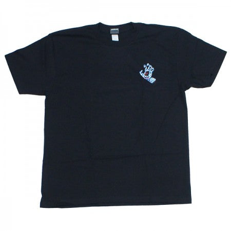 SANTA CRUZ Tシャツ "ARCH CHECK HAND TEE" (Black)