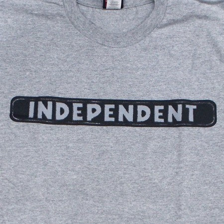 INDEPENDENT　Tシャツ　"SET IN STONE TEE"　(Heather Gray)