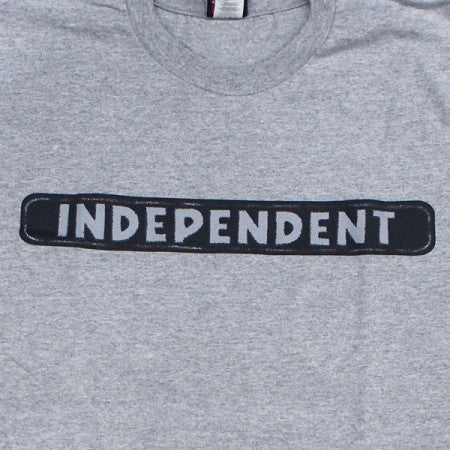 INDEPENDENT Tシャツ "SET IN STONE TEE" (Heather Gray)