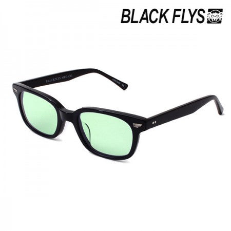 BLACK FLYS サングラス "FLY SLAMMER" (Black / Light Green)