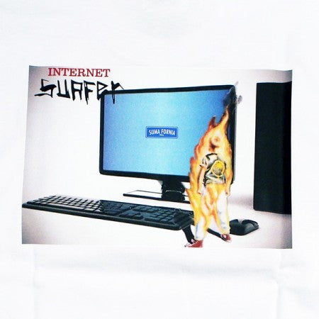 MINOS　Tシャツ　"SS INTERNET SURFER TEE"　(White)