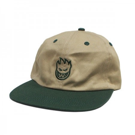 SPITFIRE　キャップ　"LIL BIGHEAD STRAPBACK CAP"　(Tan / Dark Green)