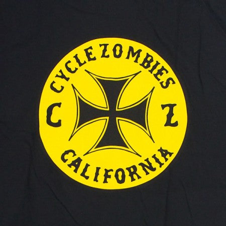 CYCLE ZOMBIES　Tシャツ　"CLOCK WORK STANDARD FIT TEE"　(Black)