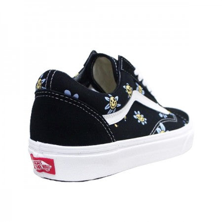 VANS "OLD SKOOL" (Trippy Grin Floral Black / Yellow)