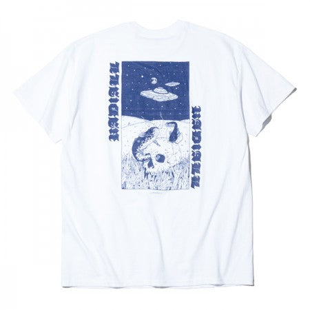 RADIALL×HIROTTON　Tシャツ　"NAMAZU CREW NECK T-SHIRT S/S"　(White)