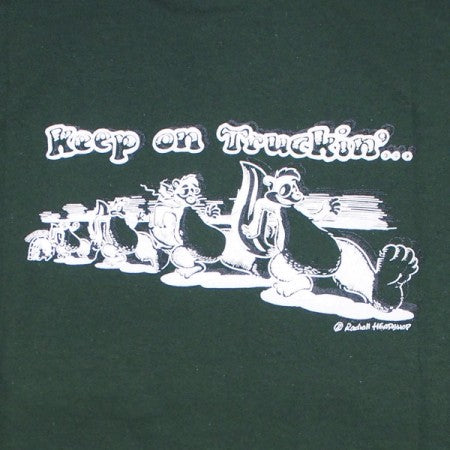 RADIALL Tシャツ "KEEP ON TRUCKIN' CREW NECK T-SHIRT S/S" (Green)