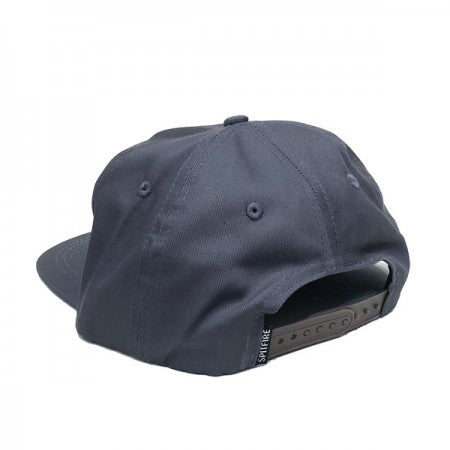 SPITFIRE キャップ "BIGHEAD FILL SNAPBACK CAP" (Charcoal / Red)