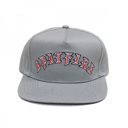 SPITFIRE　キャップ　"OLD E ARCH SNAPBACK CAP"　(Gray / Red)