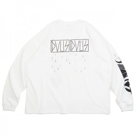 Deviluse　L/STシャツ　"DEPLICATE L/S TEE"　(White)