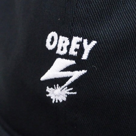 OBEY　キャップ　"BAD BRAINS BOLT CAP"　(Black)