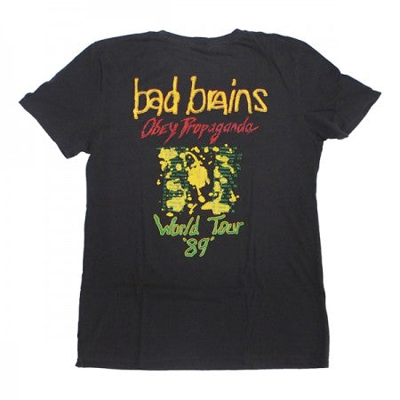 OBEY　"BAD BRAINS X OBEY WORLD TOUR '89 TEE"　(Black