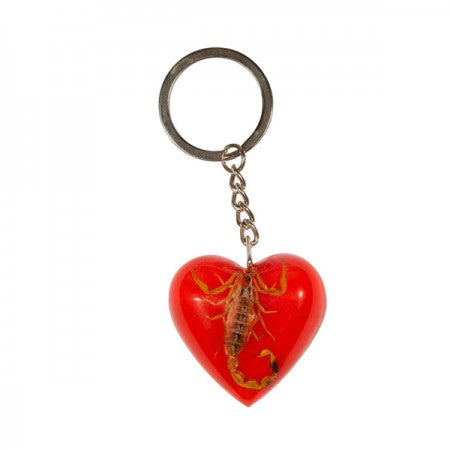SANTA CRUZ キーホルダー "POISON HEART KEY CHAIN" (Red)