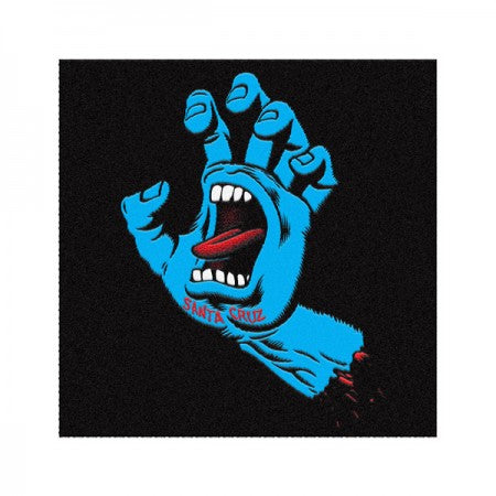 SANTA CRUZ ラグマット "SCREAMING HAND RUG" (Black/Blue)
