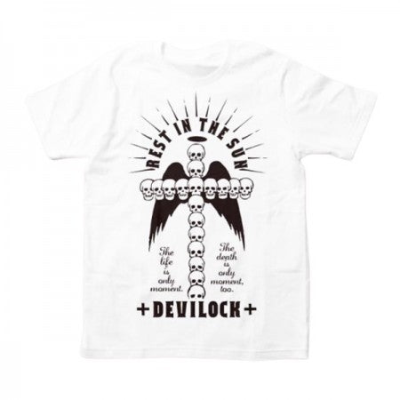 Devilock Tシャツ "REST IN THE SUN TEE" (White/Black)