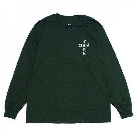DOGTOWN　L/STシャツ　"RAT FACE L/S TEE"　(Forest / White)