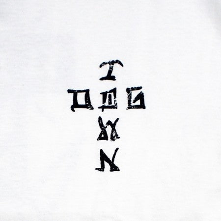 DOGTOWN L/STシャツ "RAT FACE L/S TEE" (White / Black)