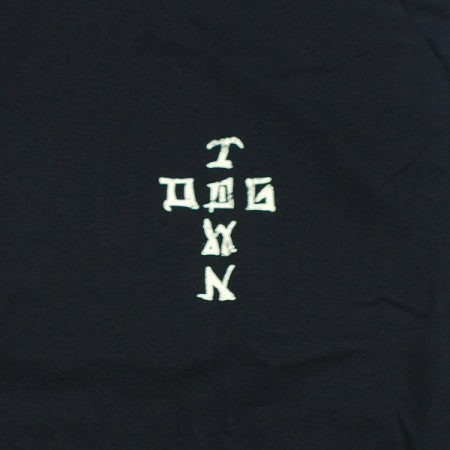 DOGTOWN L/STシャツ "RAT FACE L/S TEE" (Black / Ecru)