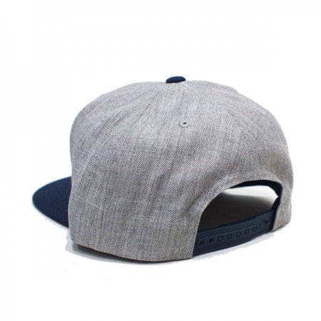 BRIXTON キャップ "REGAL MP SNAPBACK CAP" (Light Heather Gray / Washed Navy)