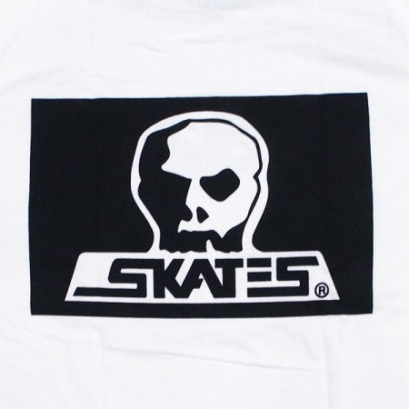 SKULL SKATES　"BOX LOGO ロングスリーブ Tシャツ"　(White)