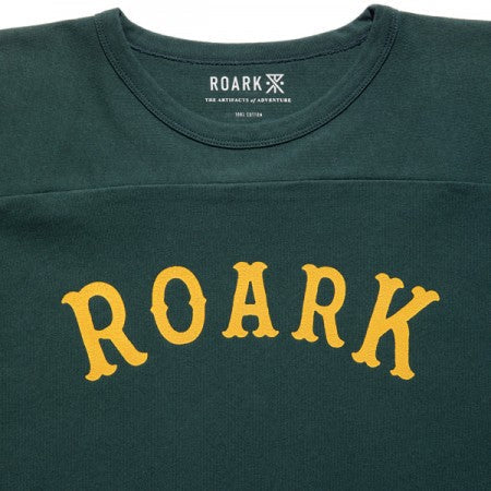ROARK REVIVAL　7分Tシャツ　"MEDIEVAL LOGO 3/4 SLEEVE TEE"　(Hunter)