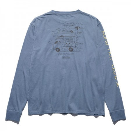 ROARK REVIVAL　L/STシャツ　"LOAD TRIP CLUB L/S TEE"　(Foggy Blue)