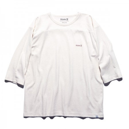 ROARK REVIVAL　7分Tシャツ　"H/W HEMPCOTTON 3/4 SLEEVE TEE"　(White)