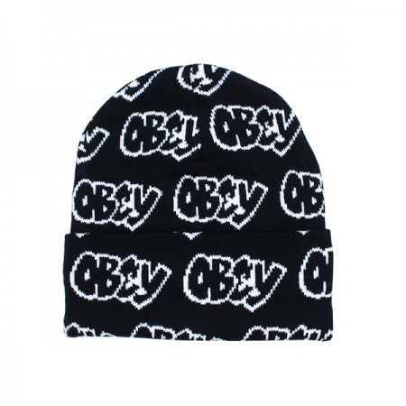 OBEY ビーニー "GOOD TIMES BEANIE" (Black Multi)