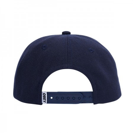 OBEY キャップ "OBEY RUSH 6 PANEL SNAPBACK CAP" (Navy)