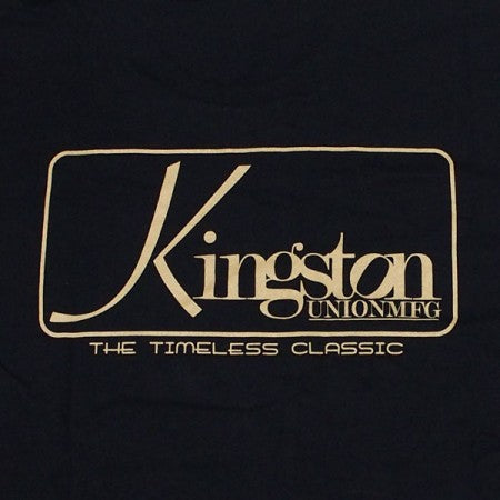 KINGSTON UNION MFG　Tシャツ　"CLASSIC TEE"　(Black)