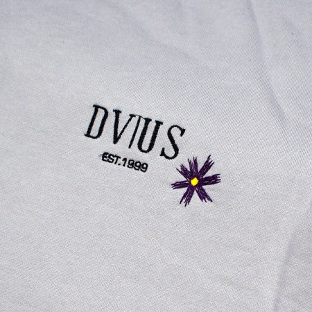 Deviluse クルースウェット "PRICKLY FLOWER CREWNECK SWEAT" (Light Gray)