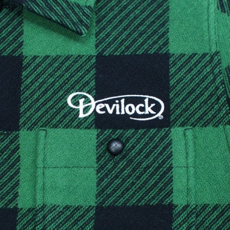 Devilock　ジャケット　"BUFFALO CHECK CPO JACKET"　(Green)