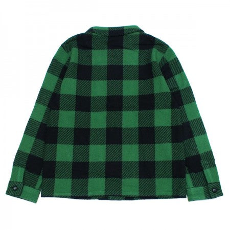 Devilock ジャケット "BUFFALO CHECK CPO JACKET" (Green)