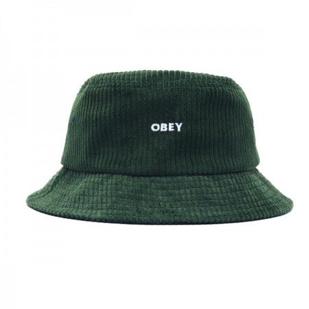 OBEY　ハット　"BOLD CORD BUCKET HAT"　(Emerald Green)