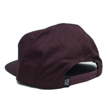 ANTI HERO キャップ "GRIMPLE SNAPBACK CAP" (Espresso)