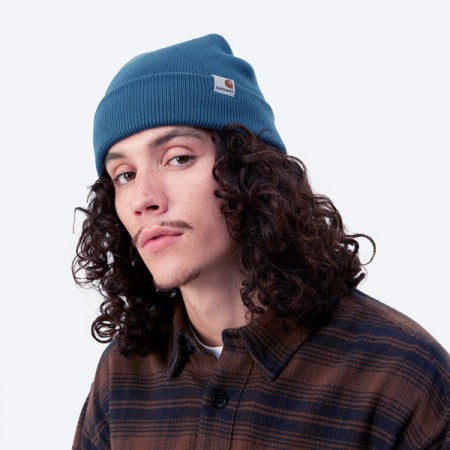 Carhartt WIP ビーニー "STRATUS HAT LOW" (Prussian Blue)