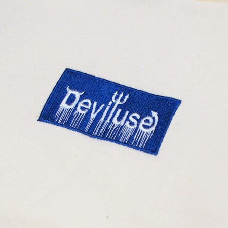 Deviluse パーカ "BOX BLOOD LOGO PULLOVER HOODED" (Natural)