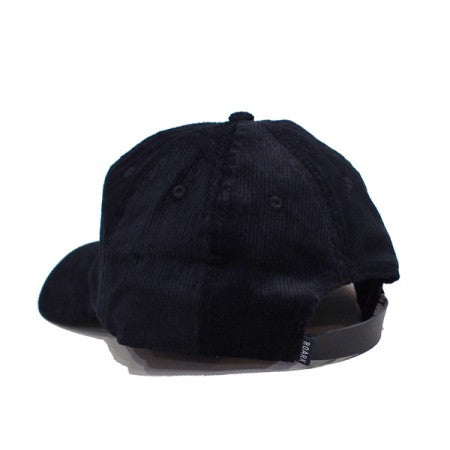 ROARK REVIVAL キャップ "WAYWARD YOUTH FIREPROOF CORDUROY 8PANEL CAP -MID HEIGHT" (Black)