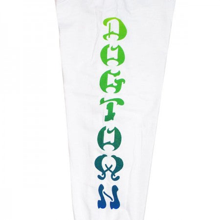DOGTOWN L/STシャツ "COLOR FADE LONG SLEEVE TEE" (White)